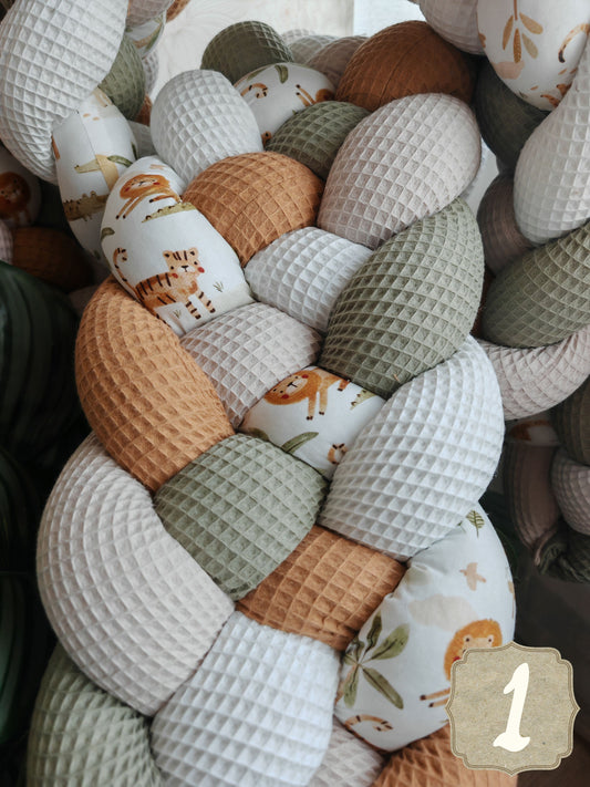 Signature 5-strand Braided Bed Bumper