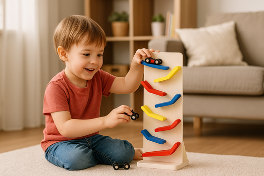 Wooden Car Runner | Slippery Cars | Car Tracker | Wooden Ramp Racer