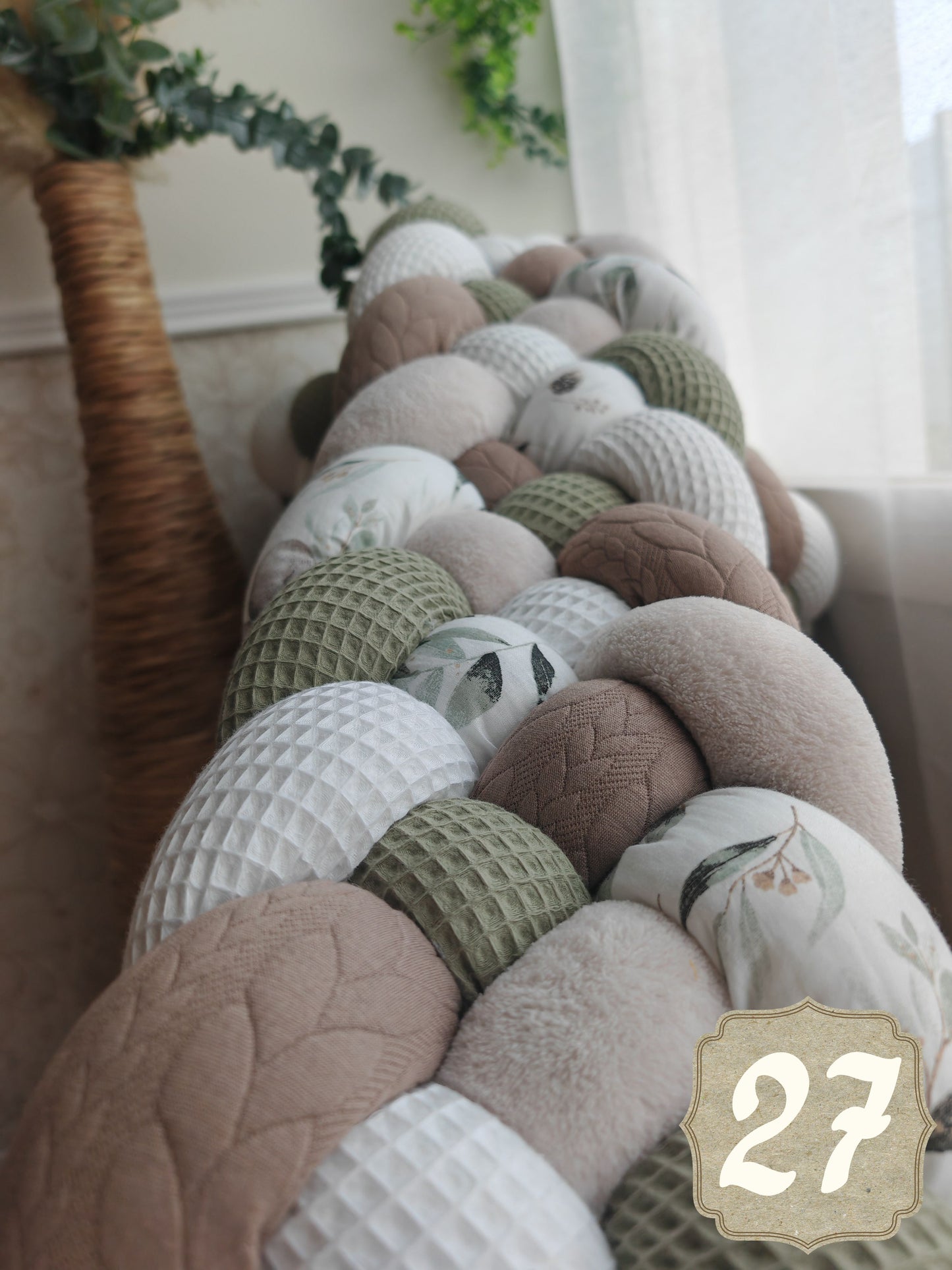 Signature 5-strand Braided Bed Bumper