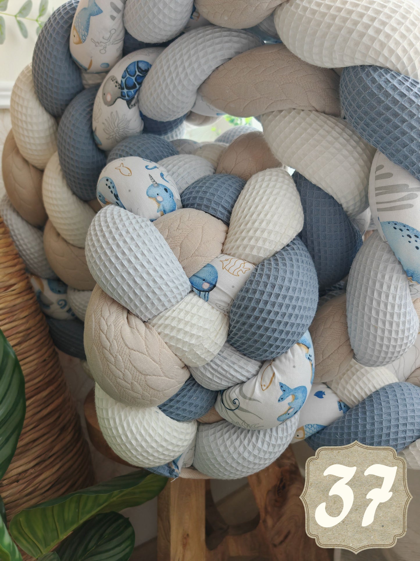 Signature 5-strand Braided Bed Bumper