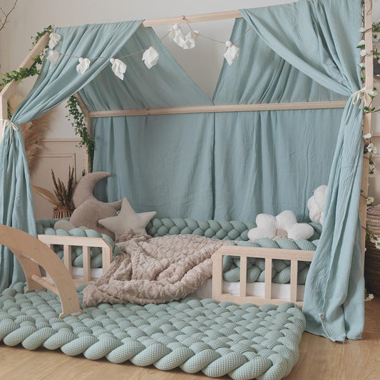 5-Strand Waffle Braided Double Bed Bumper