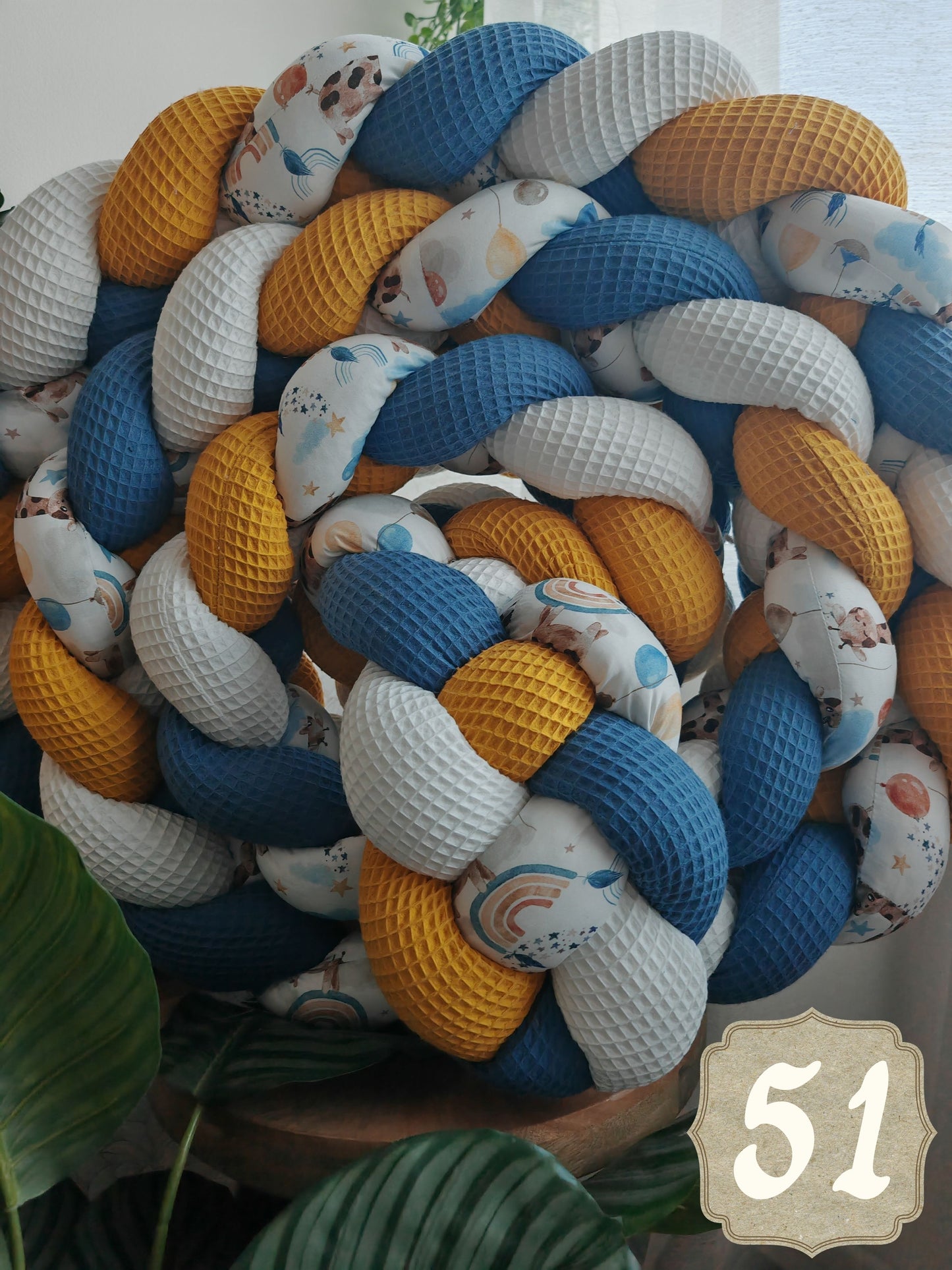 Signature 4-strand Braided Bed Bumper