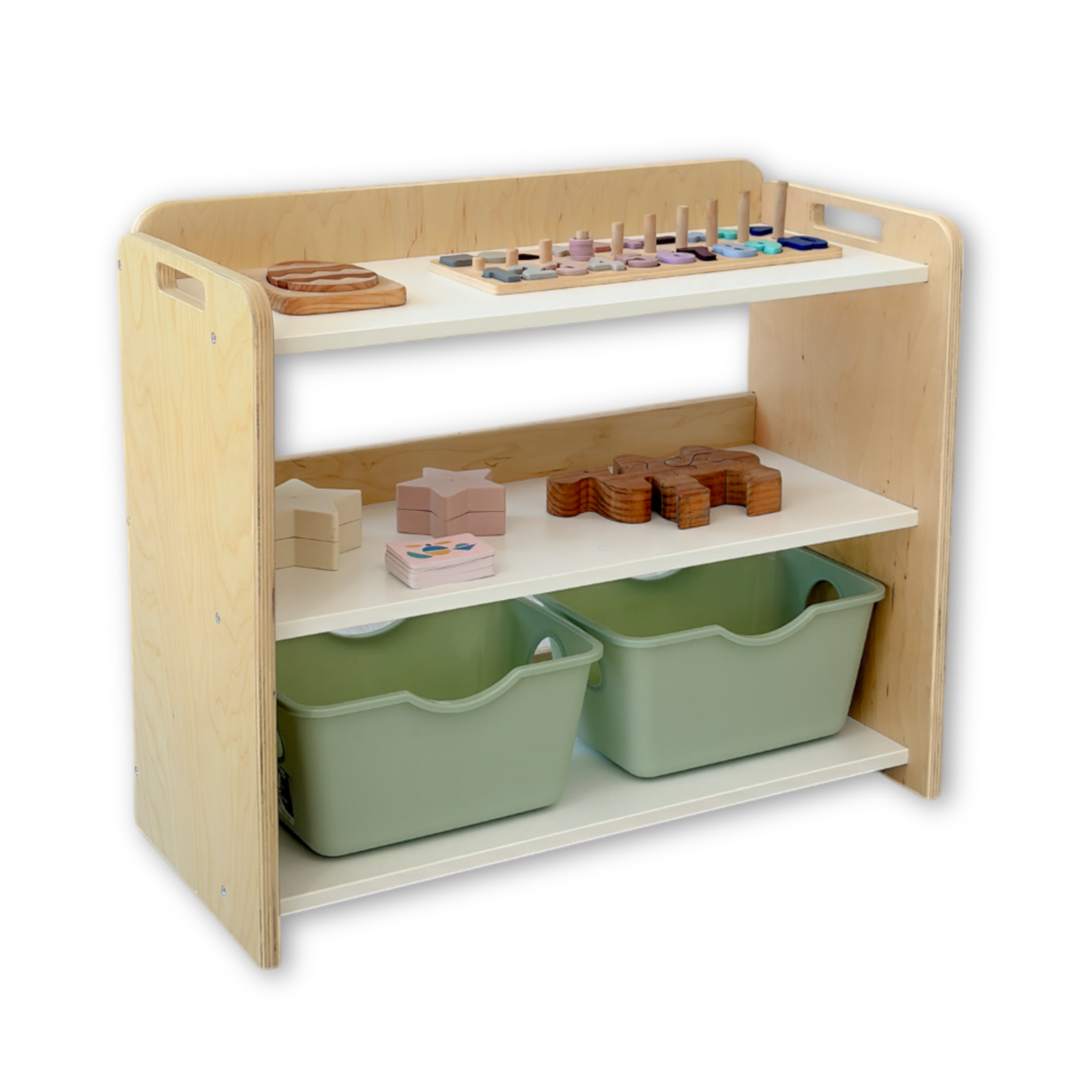 BANANA - Montessori Shelf with Borders