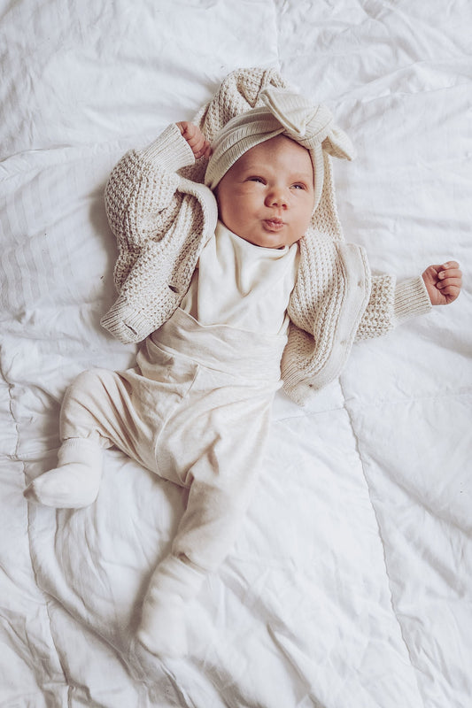 Modal Ribbed Headwrap | Natural