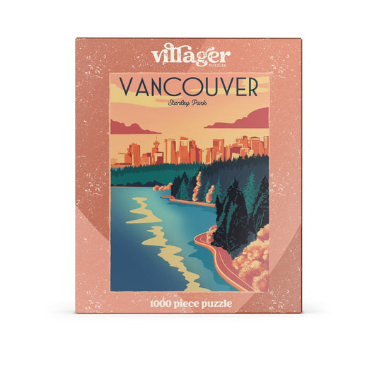 Vancouver Sunset | Eco-Friendly 1000-Piece Puzzle for Adults | Designed in Canada by Capri Sadler | Best Rated Finds