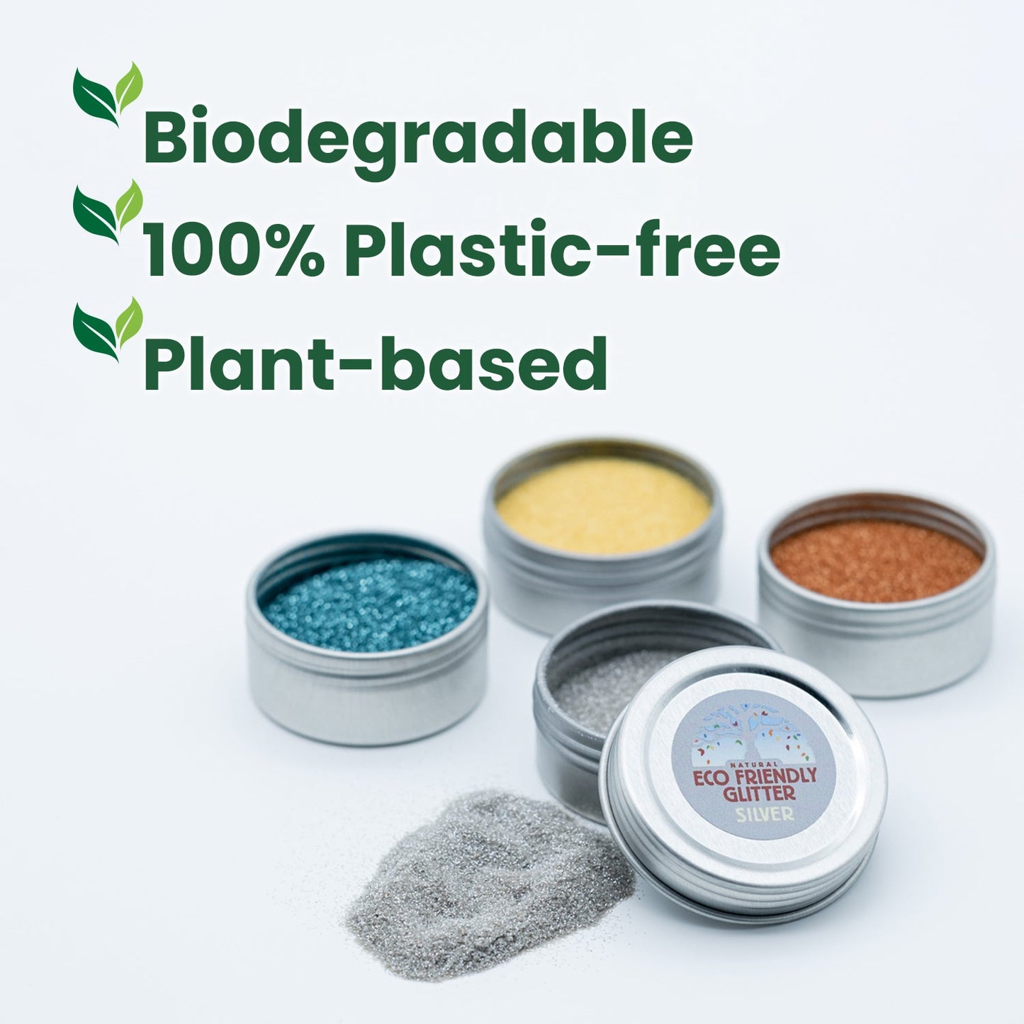 Biodegradable Glitter Set – Eco-Friendly Sparkle Pack for Crafts & Art