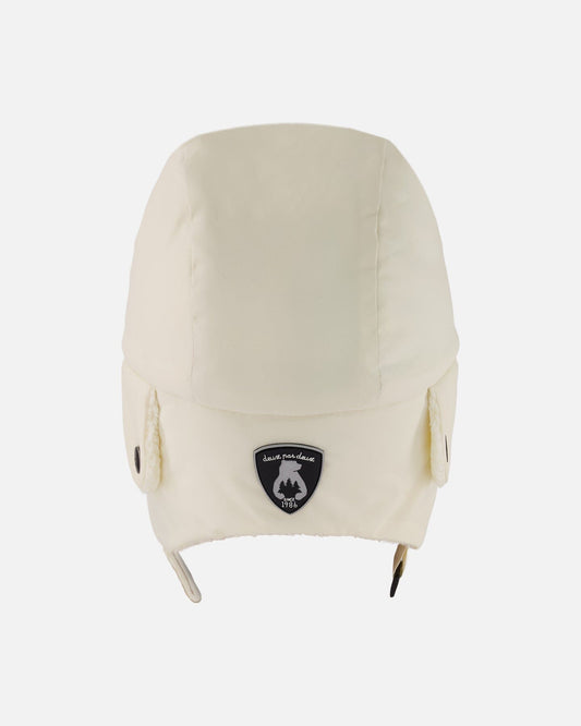 Lined Baby Chapka White Asparagus