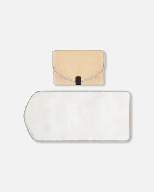 Diaper Bag With Changing Mat Light Beige