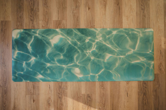 Maui Waters – Non-Toxic Yoga & Pilates Mat – Art Design, Canada
