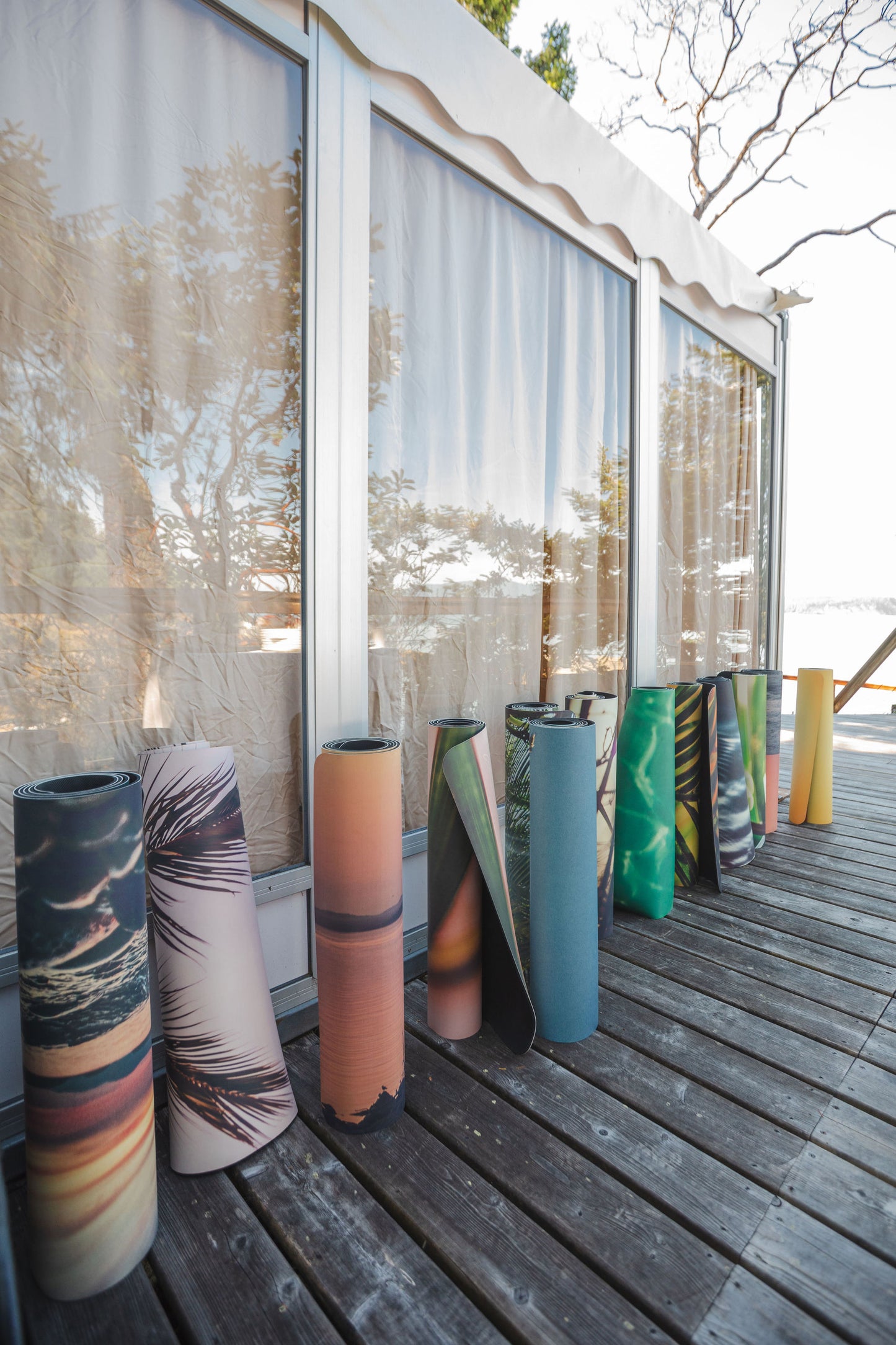 Ocean Ember – Non-Toxic Yoga & Pilates Mat – Art Design, Canada