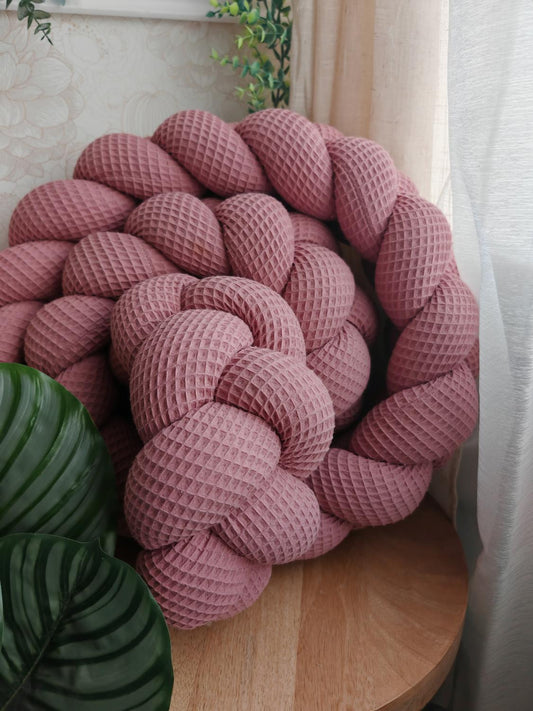 3-Strand Waffle Braided Double Bed Bumper