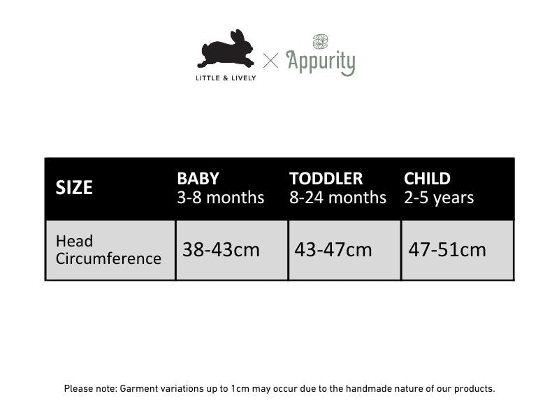 Baby/Kids' Bamboo Beanie | Solid Colours