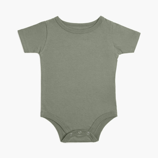 Organic Cotton Baby Bodysuit – Cloud Short Sleeve Collection