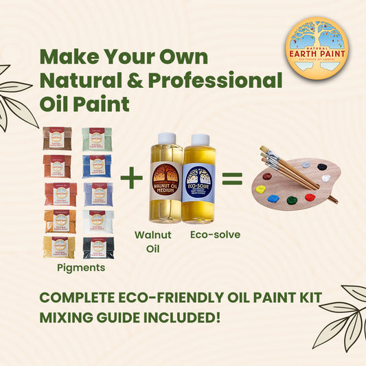 Professional Natural Oil Paint Kit – Complete Eco Artist Set Canada