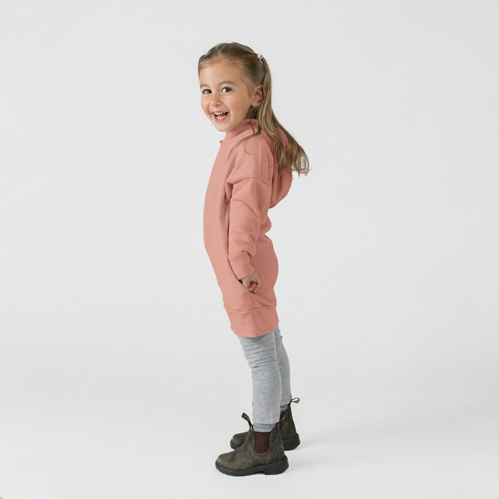 Organic Cotton Hoodie Dress – Cozy Collection