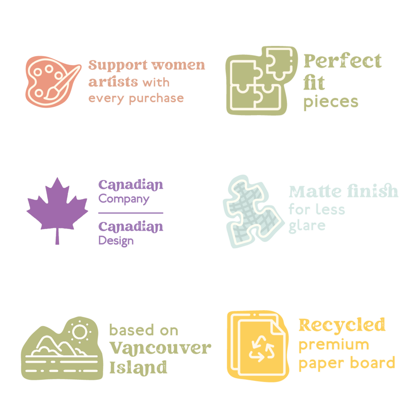Salt Spring Island Swim | Eco-Friendly 1000-Piece Puzzle for Adults | Designed in Canada by Anja Jane | Best Rated Finds