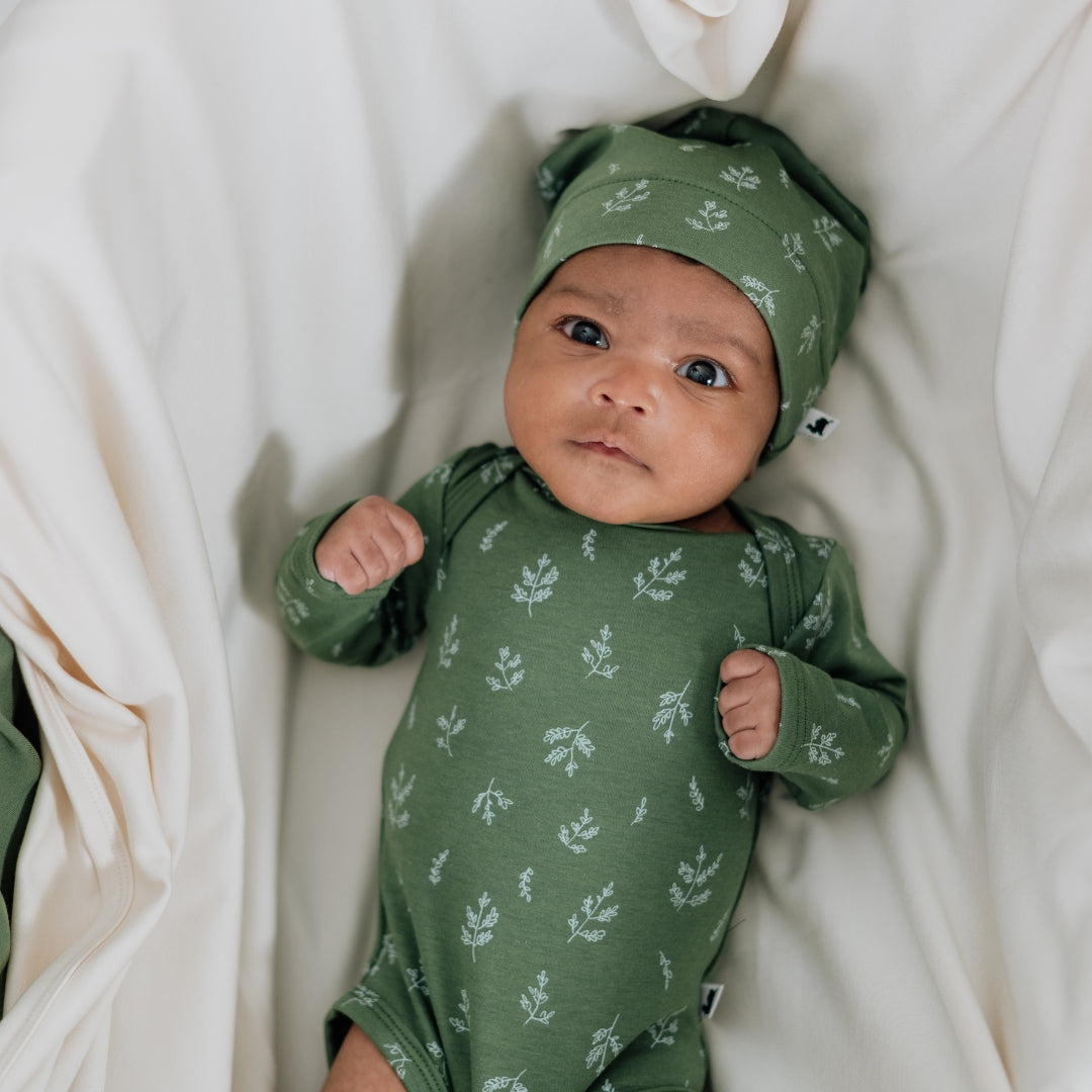 Bamboo Baby Capsule Gift Box - Sprig & Leaf Green