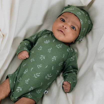 Bamboo Baby Capsule Gift Box - Sprig & Leaf Green