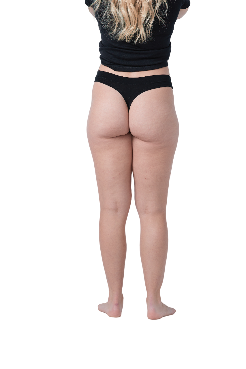 Women’s Odour-Free Merino Wool Thong Underwear – Lightweight Breathable Base Layer