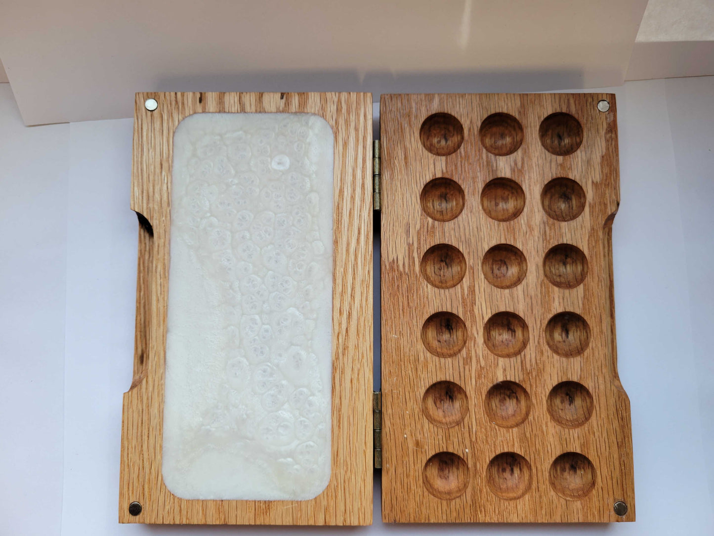 Wooden Watercolour Palette, Hand-crafted