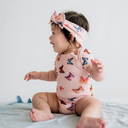 Bamboo Baby Capsule Gift Box - Butterflies & Blush