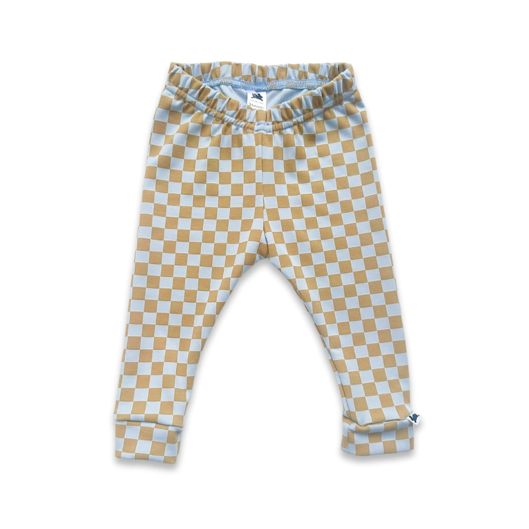 Bamboo Baby Capsule Gift Box - Blue Checkers & Powder Blue