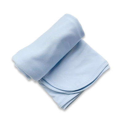 Bamboo Baby Capsule Gift Box - Blue Checkers & Powder Blue