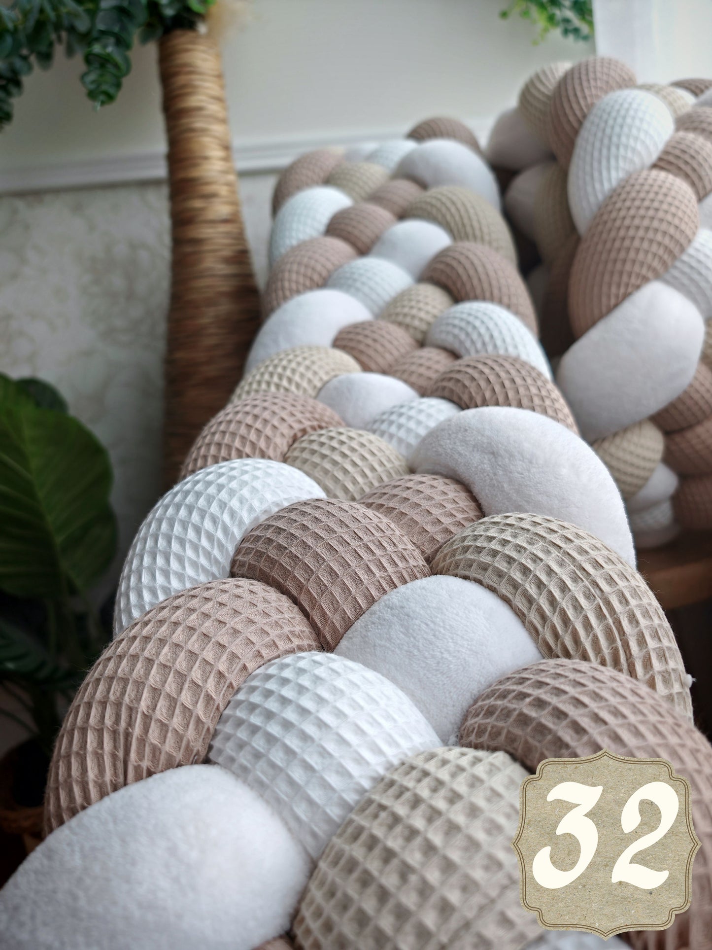 Signature 5-strand Braided Bed Bumper