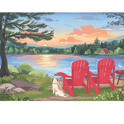 Cottage Country | Eco-Friendly 500-Piece Puzzle for Adults | Designed in Canada by Nicolle Lalonde | Best Rated Finds
