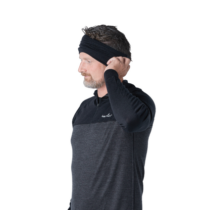 Unisex Merino Wool Reversible Neck Gaiter – Two-Tone Thermal Face Cover