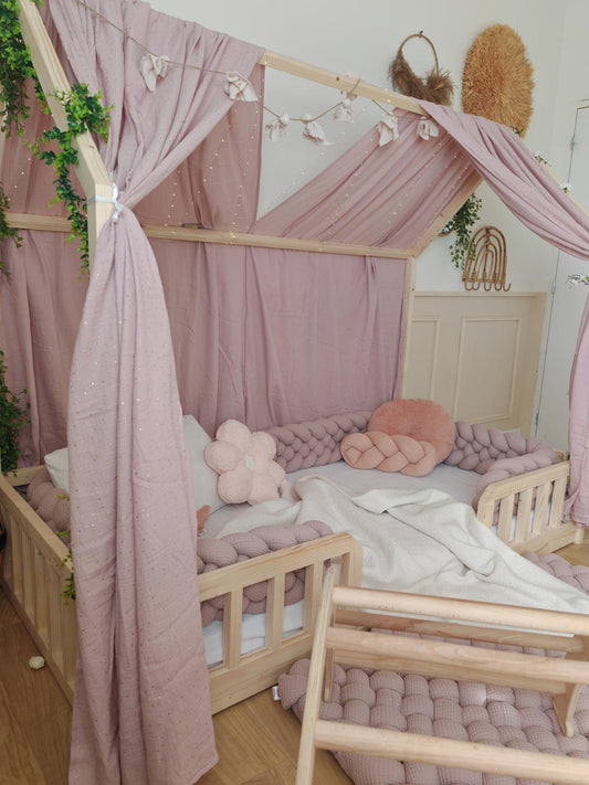 5-Strand Waffle Braided Twin Bed Bumper