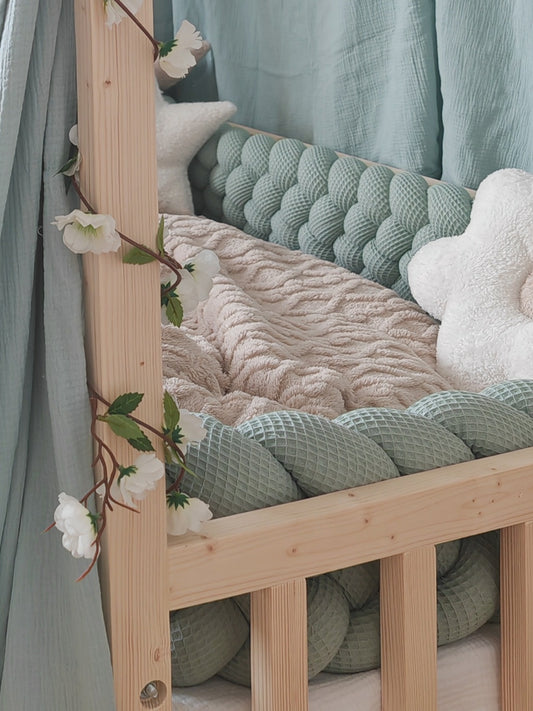 5-Strand Waffle Braided Double Bed Bumper