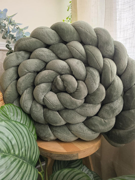 5-Strand Plush Braided Double Bed Bumper