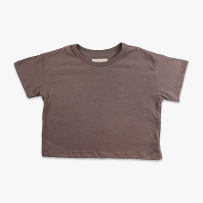 Organic Cotton Boxy Tee – Cloud Collection