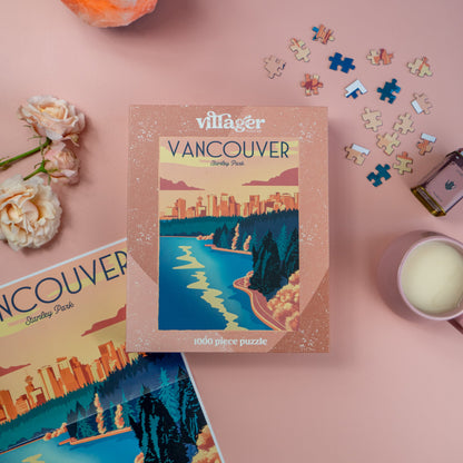 Vancouver Sunset | Eco-Friendly 1000-Piece Puzzle for Adults | Designed in Canada by Capri Sadler | Best Rated Finds