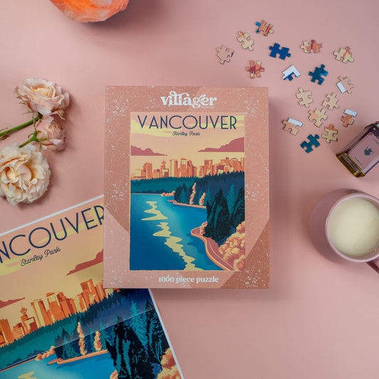 Vancouver Sunset | Eco-Friendly 1000-Piece Puzzle for Adults | Designed in Canada by Capri Sadler | Best Rated Finds