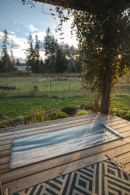 Ocean Whisper – Non-Toxic Yoga & Pilates Mat – Art Design, Canada