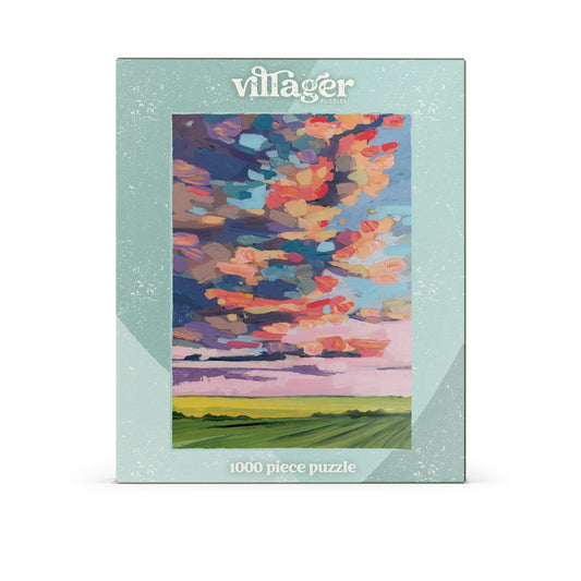 Prairie Sky | Eco-Friendly 1000-Piece Puzzle for Adults | Designed in Canada by Amy Dixon | Best Rated Finds