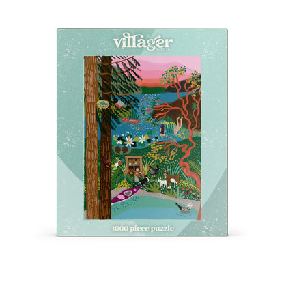 Salt Spring Island Swim | Eco-Friendly 1000-Piece Puzzle for Adults | Designed in Canada by Anja Jane | Best Rated Finds