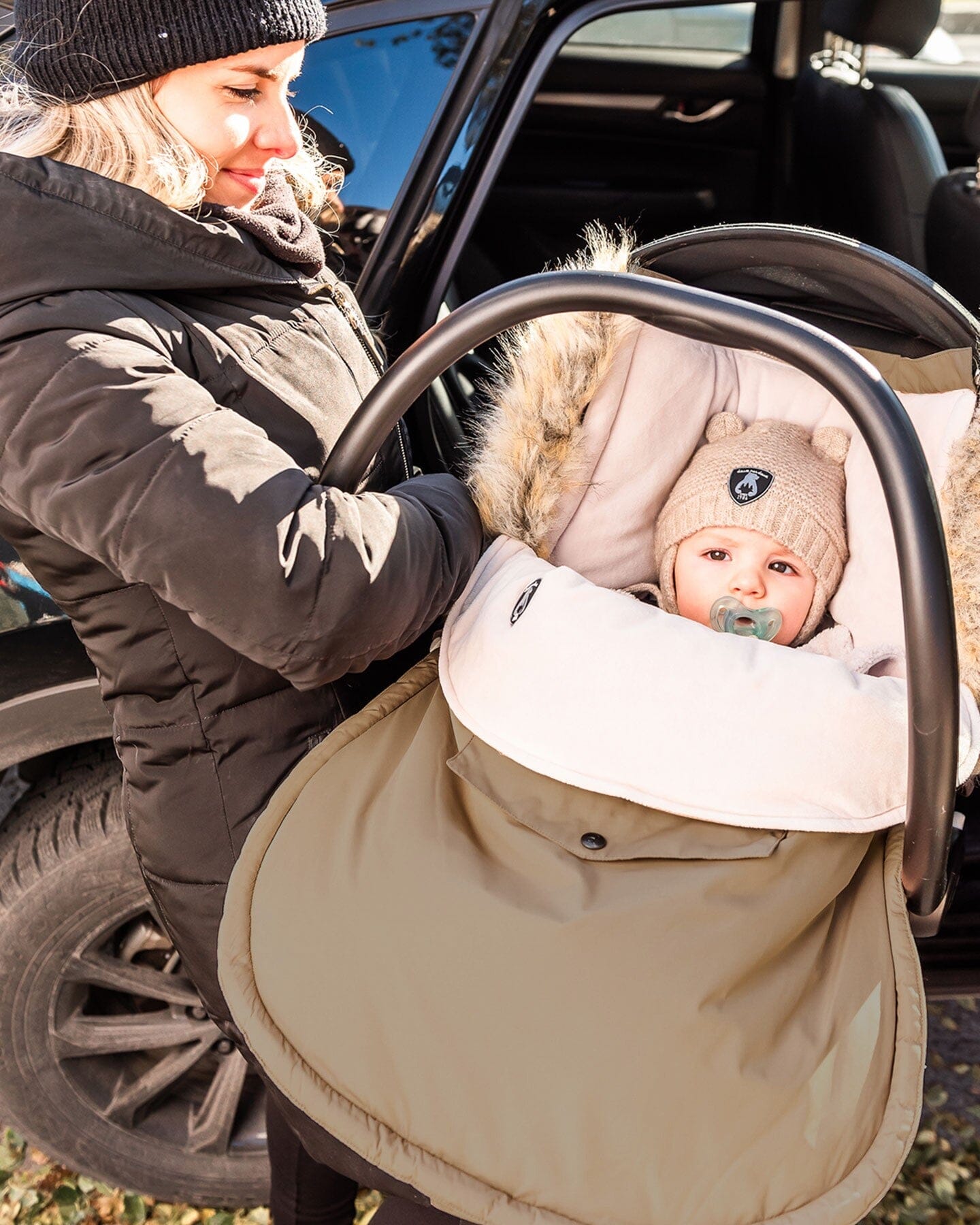 Bunting Bag Designed For Car Seat And Stroller Sage Green