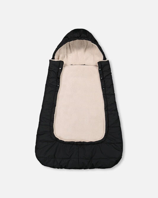 3-In-1 Multifunction Cover For Car Seat, Stroller, And Baby Carrier In Black