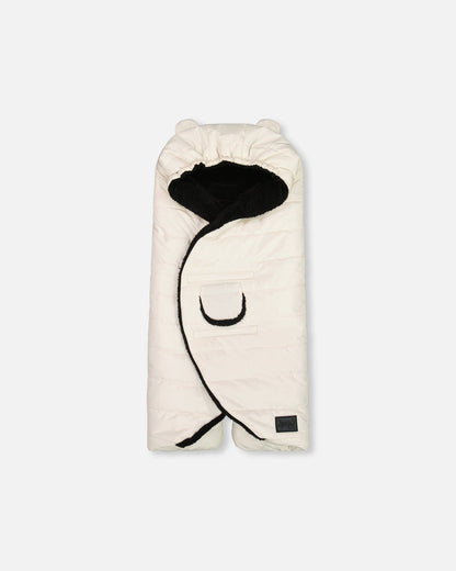 Snugly Baby Wrap Designed For Car Seat And Stroller Off-White