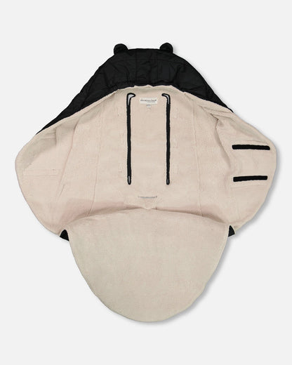 Snugly Baby Wrap Designed For Car Seat And Stroller Black