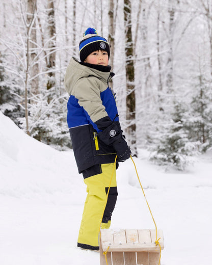 Two-Piece Play Snowsuit Bright Yellow Green