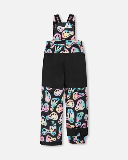 Two-Piece Play Snowsuit Smiley Face Girl