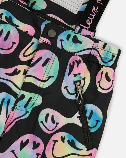 Two-Piece Play Snowsuit Smiley Face Girl