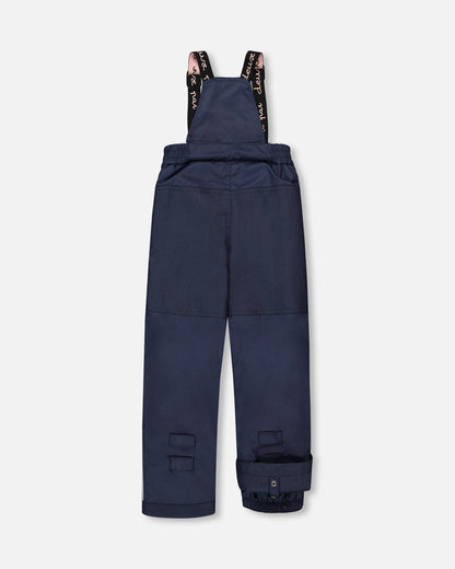 Two-Piece Play Snowsuit Navy Blue And Pink