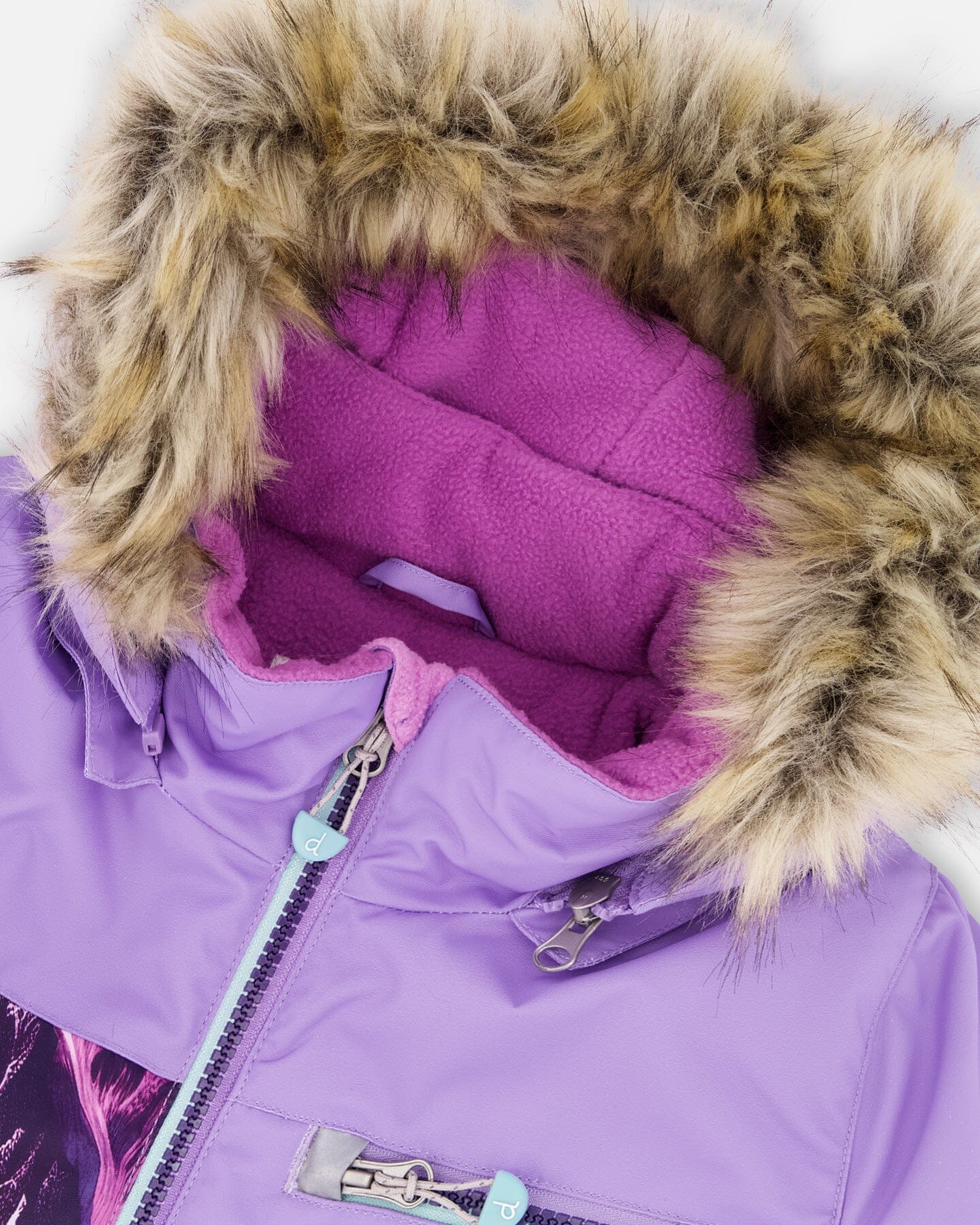 Two-Piece Play Snowsuit Dark Purple