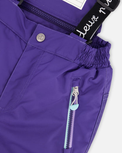 Two-Piece Play Snowsuit Dark Purple
