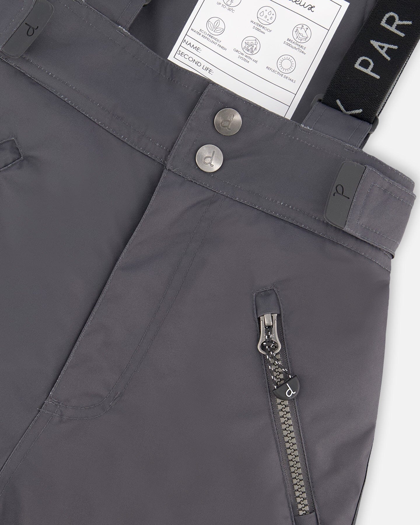Solid Play Snow Pants Dark Gray
